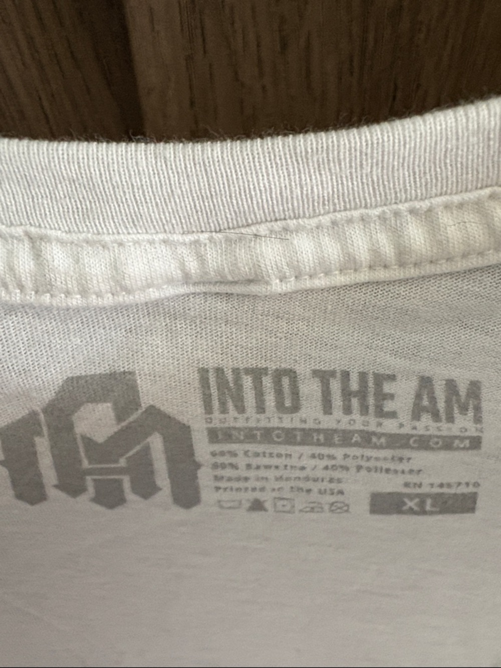 Classic Men's Short Sleeve Crew Neck Tee — White - Picture 2 of 3